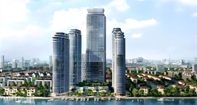 Landmark Mewah di Tepi Pantai Phnom Penh, Dibuat Bersama oleh Foen Aluminium & Morgan Tianyu